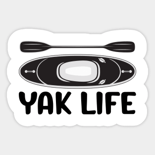 Kayak Life Kayaking and Paddling Sticker